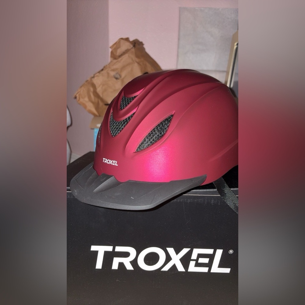 New Maroon Helmet